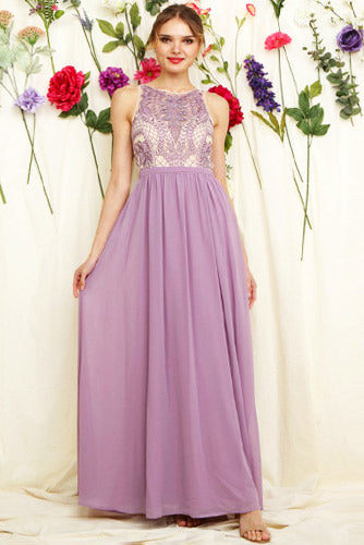 Viola Dress in Embroidery