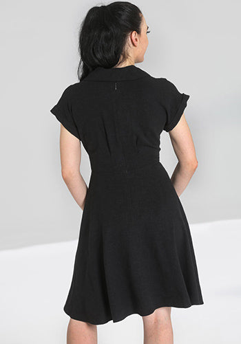 Artisan Market Dress In Black