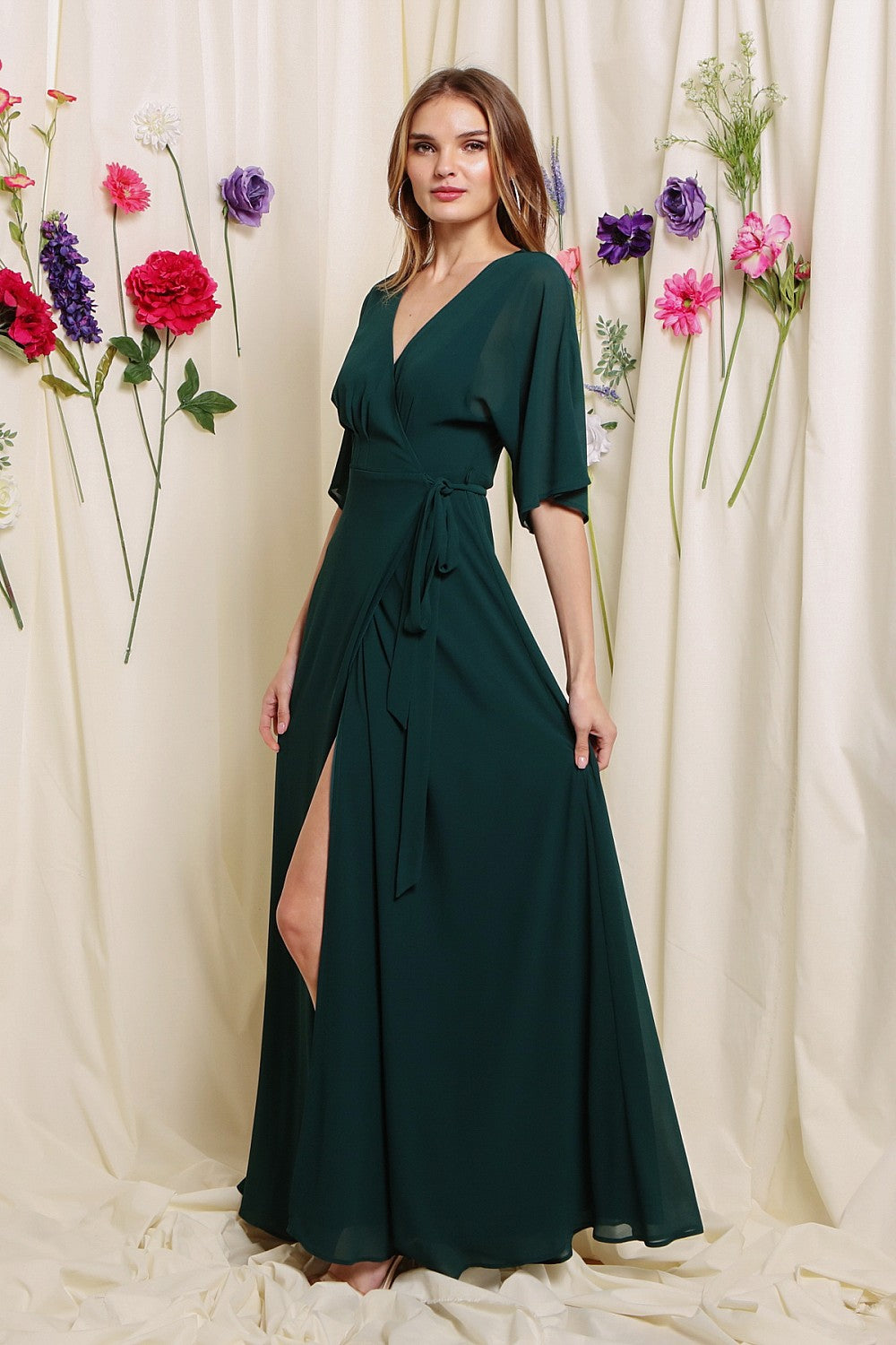 Hanako Dress in Green