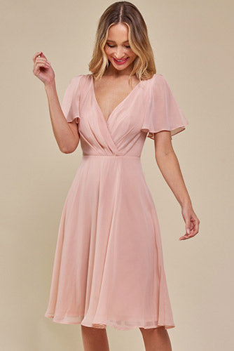 Macy Dress in Blush