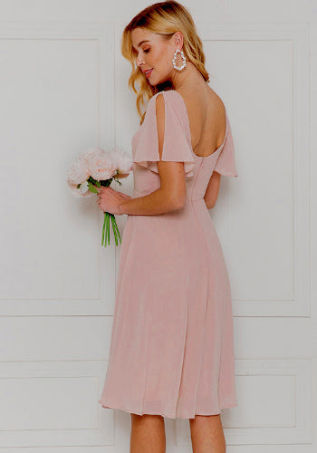 Macy Dress in Blush