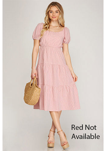 Apple Of My Eye Gingham Dress