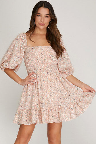 Romantic Era Dress in Rose