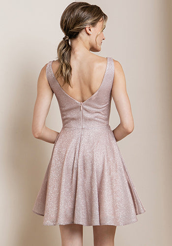 Dazzling Pink Champagne Dress