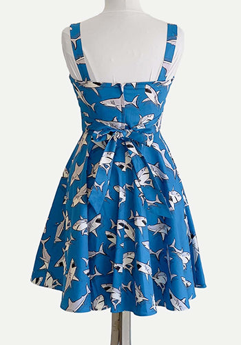 Summer Sweetheart Dress in Shark