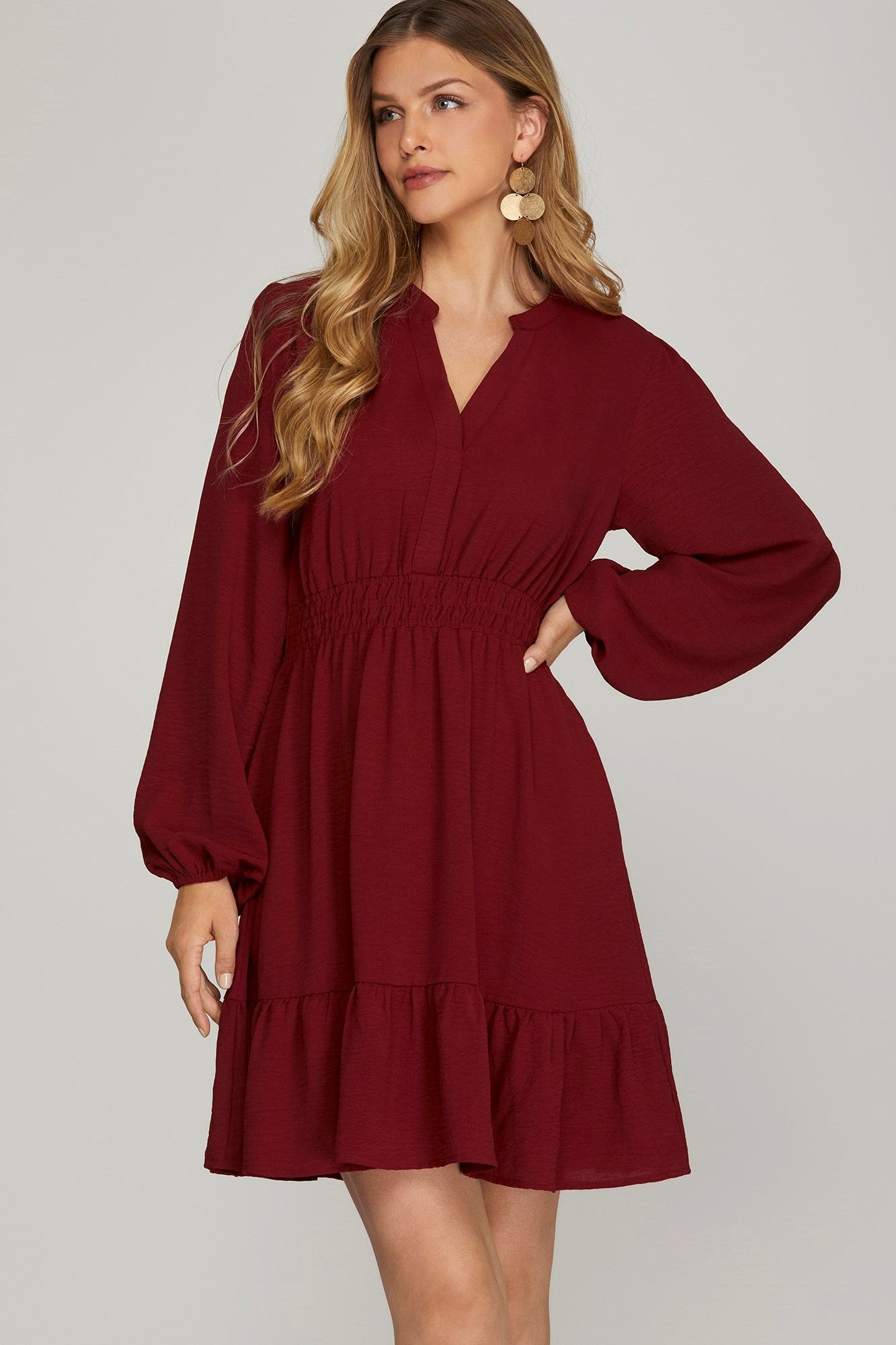 PRE-ORDER: Cruise Line Dress in Green - Long Sleeves