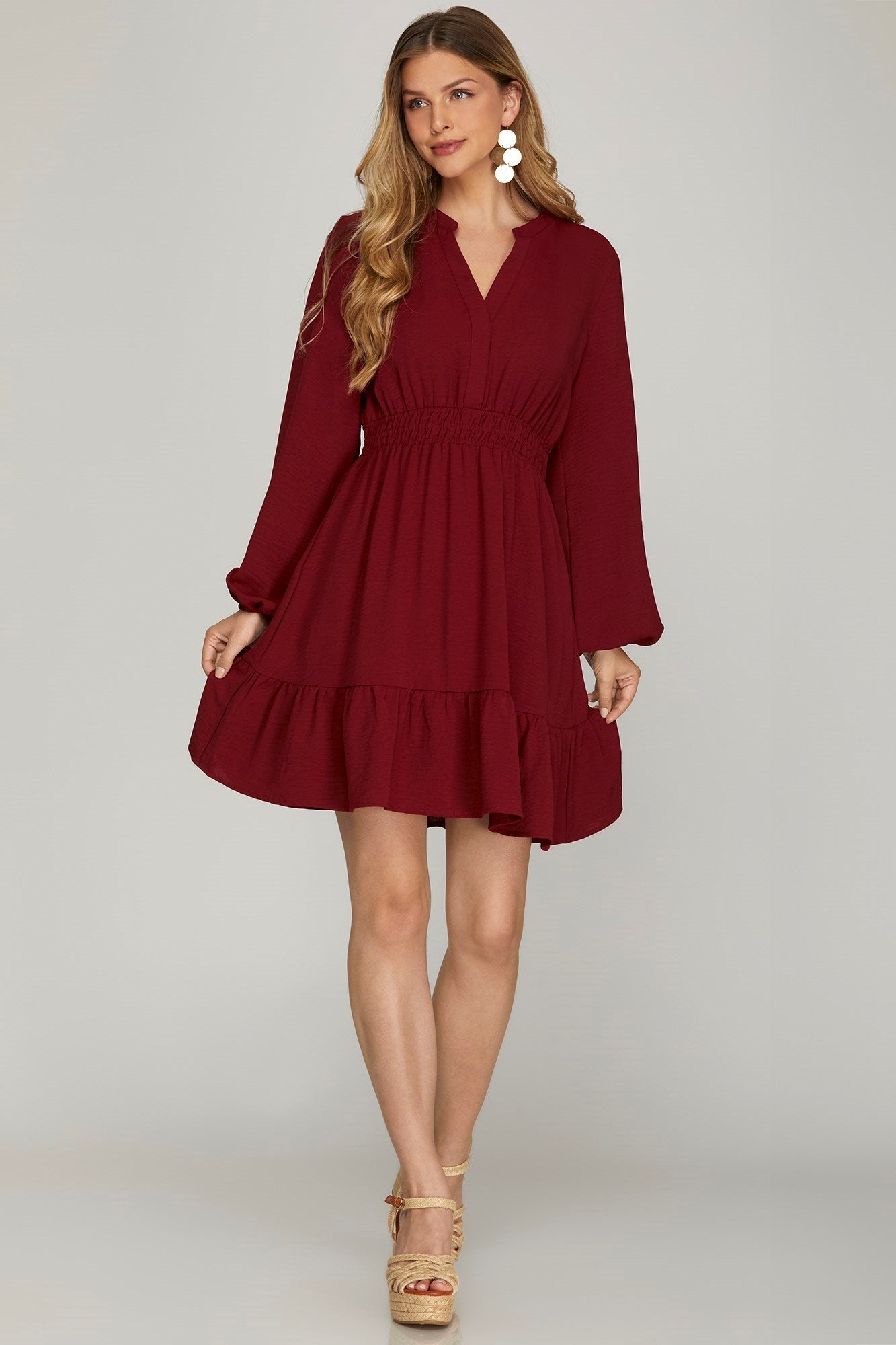 PRE-ORDER: Cruise Line Dress in Green - Long Sleeves
