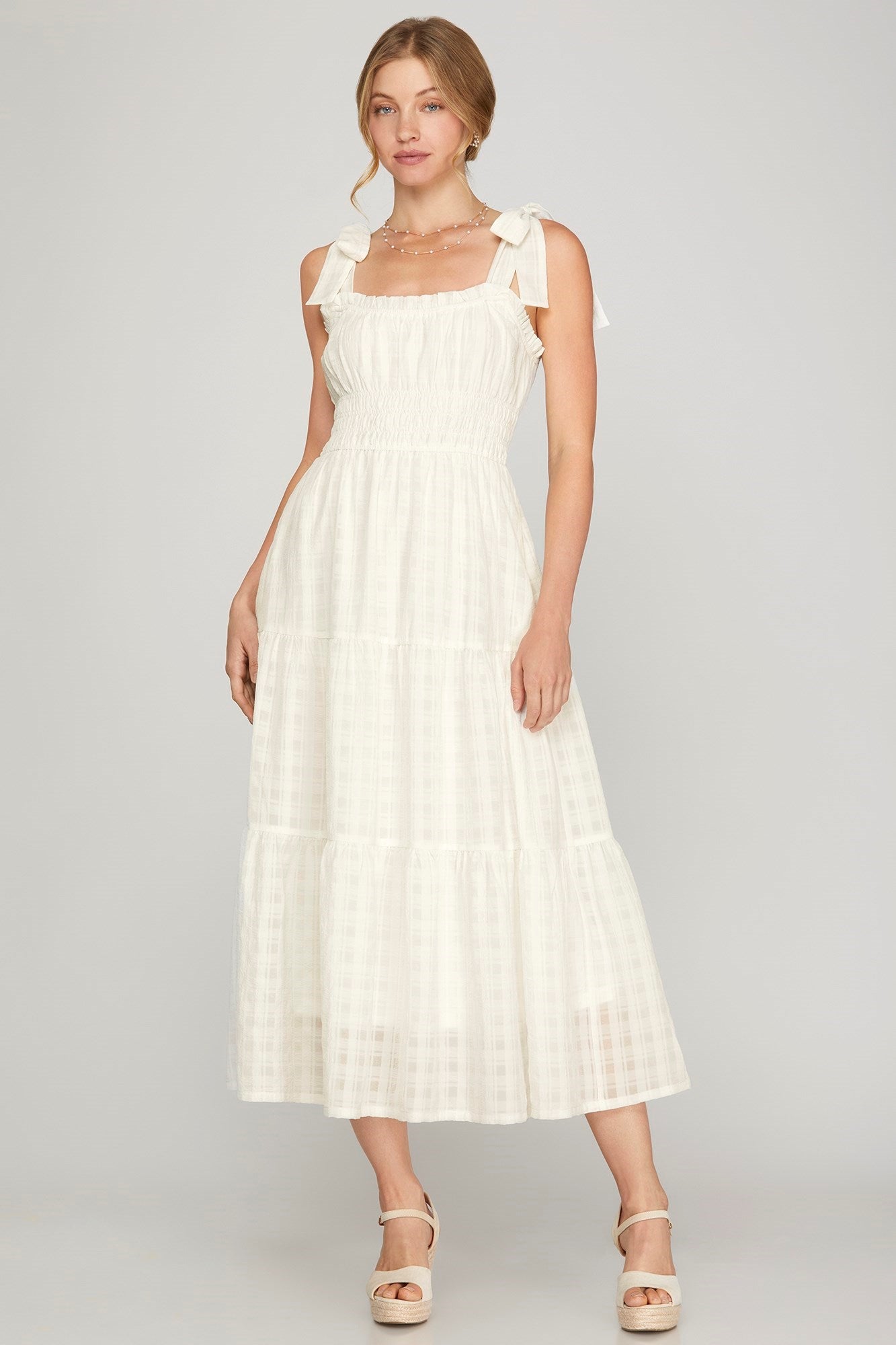 Works Like a Charm Dress in Ivory