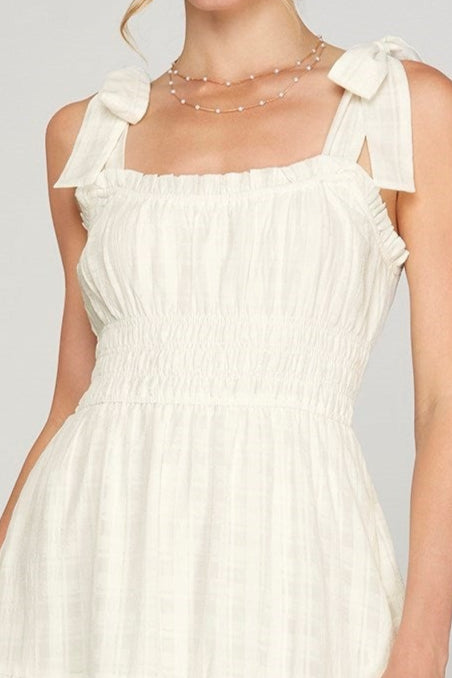 Works Like a Charm Dress in Ivory