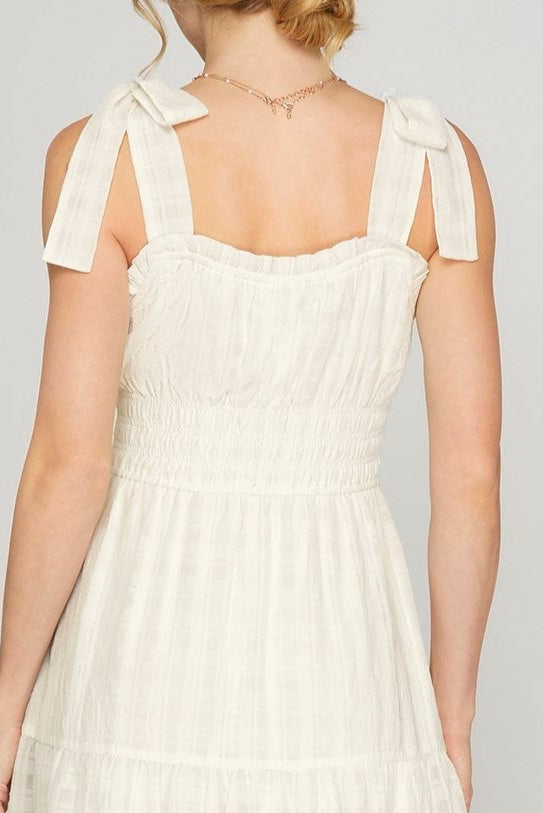 Works Like a Charm Dress in Ivory
