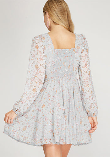 Sweet Enough Dress in Misty Blue