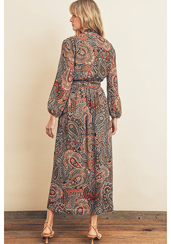 Wanderlust Maxi Dress in Rich Brown