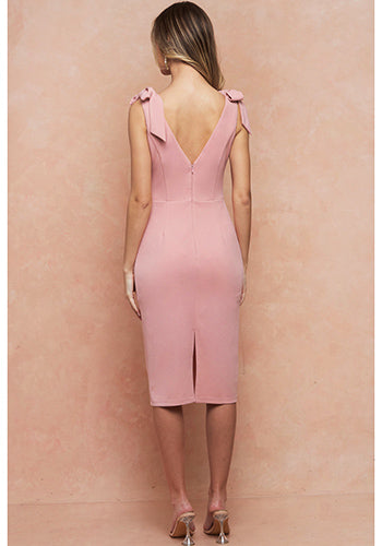 Valentina Dress in Blush Pink