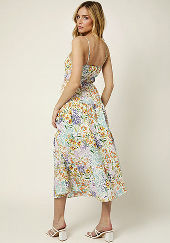 Swiss Valley Dress in Multi Wild Flower