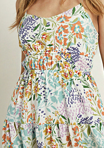 Swiss Valley Dress in Multi Wild Flower