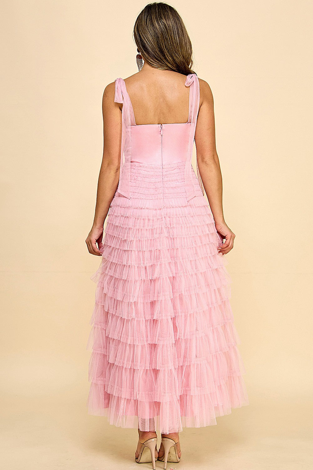 Grace Tulle Dress Light Yellow
