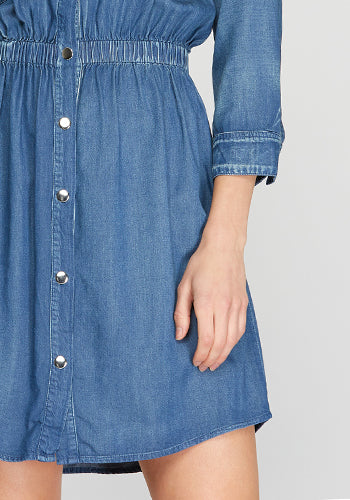 Something Blue Chambray Dress