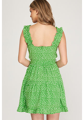 Daisy Bell Dress in Green