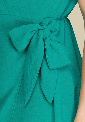 Sound Of The Waves Bow Tie Dress