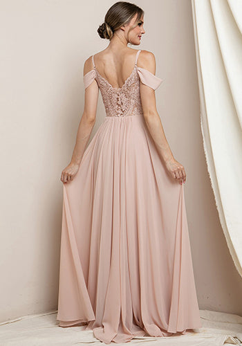 Estelle Dress in Dusty Blush