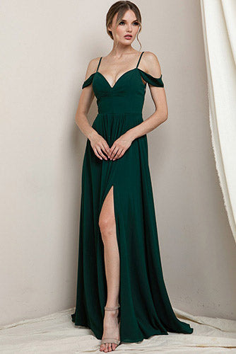 Estelle Dress in Hunter Green