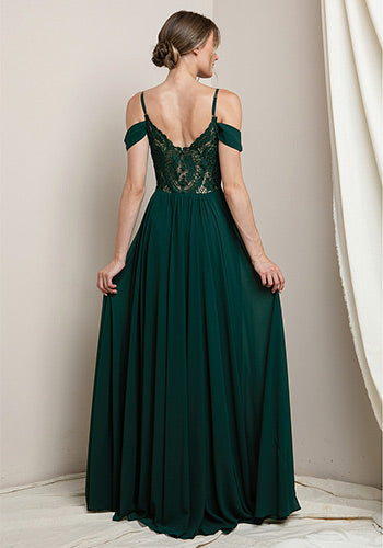 Estelle Dress in Hunter Green