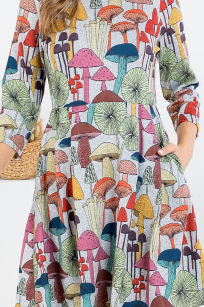 PRE-ORDER: Mushroom Sweater Dress