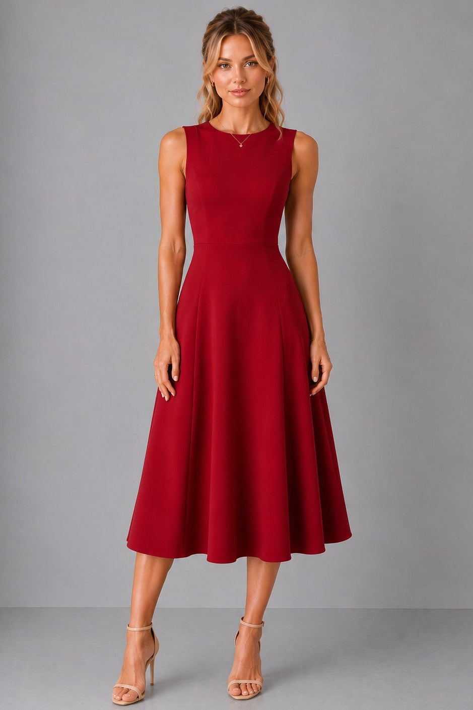 PRE-ORDER: Poise & Grace Dress Red