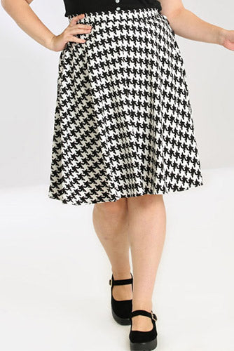 Houndstooth Skirt