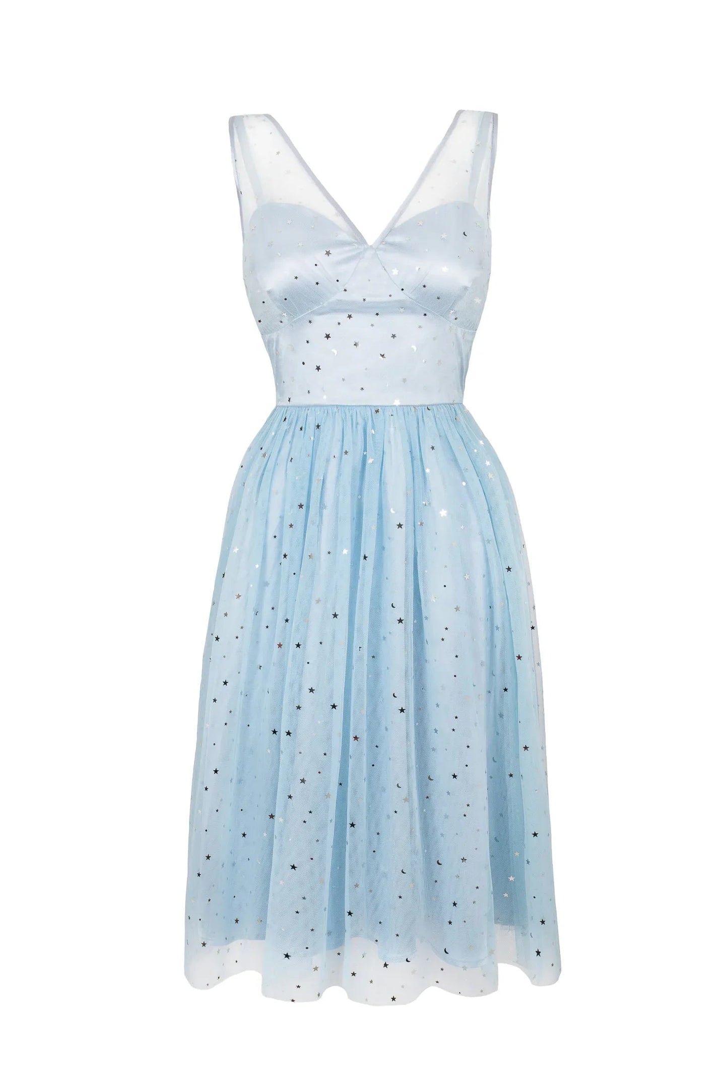 Wish Upon the Stars Dress in Blue