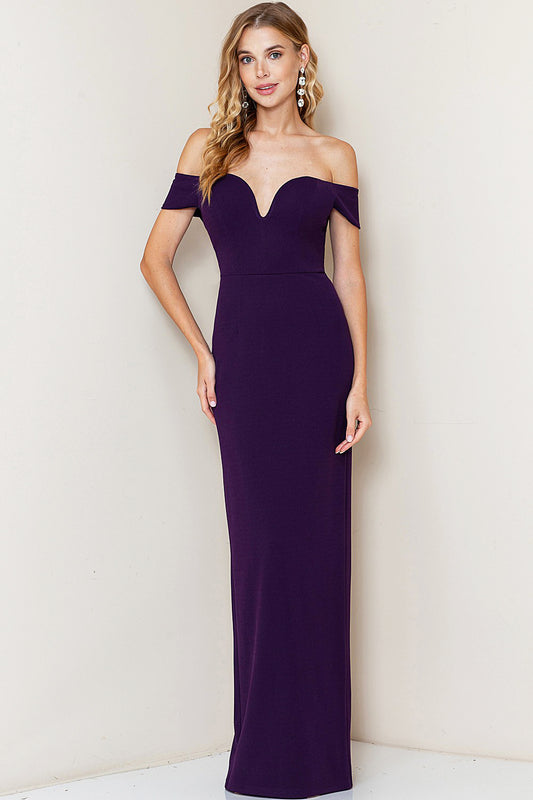 PRE-ORDER:  Diana Dress in Deep Plum