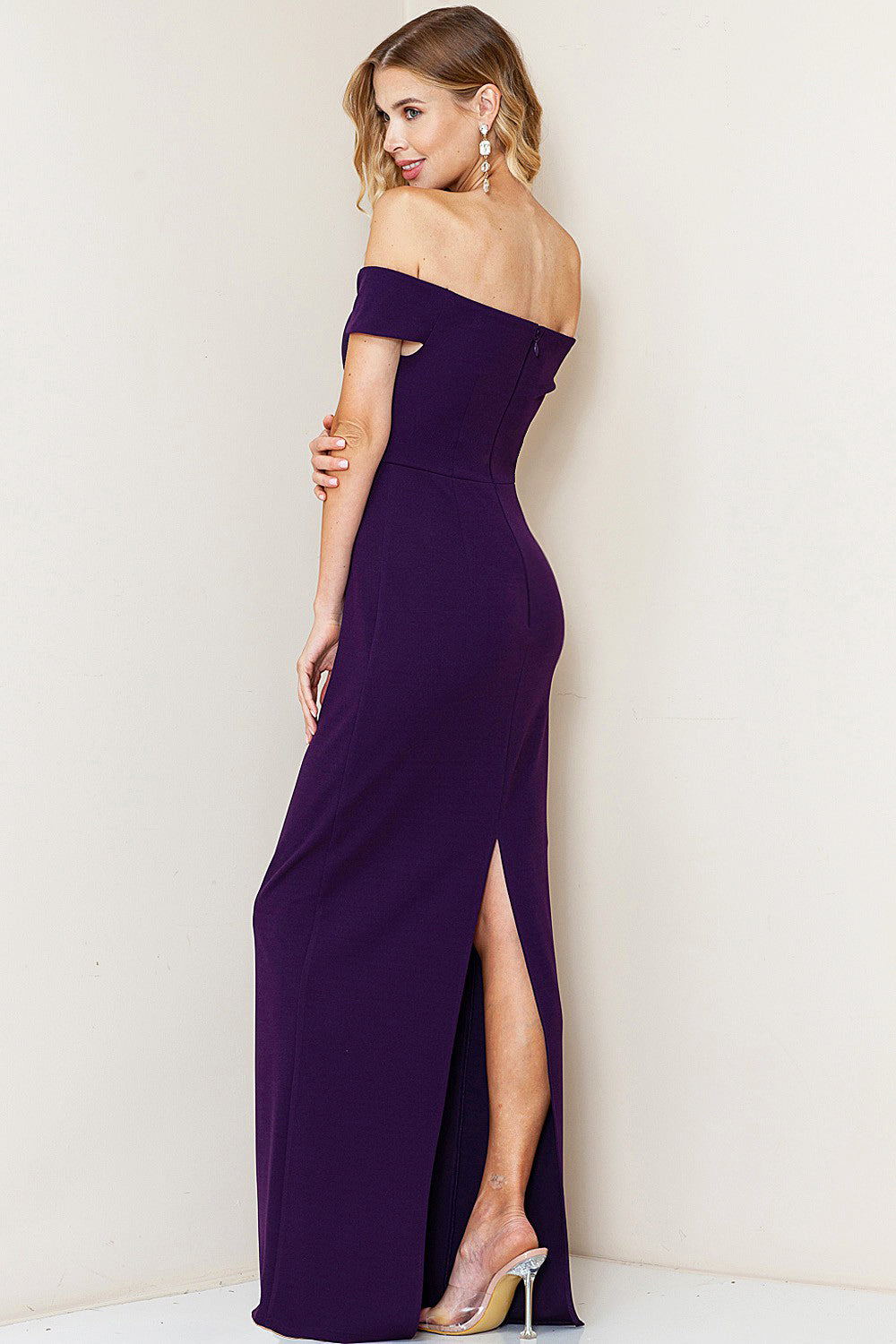 PRE-ORDER:  Diana Dress in Deep Plum