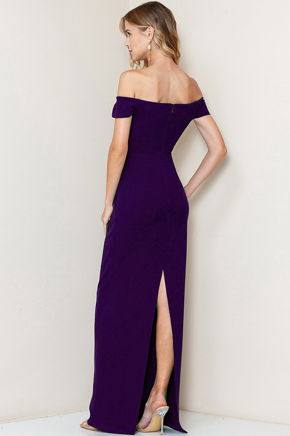 PRE-ORDER:  Diana Dress in Deep Plum