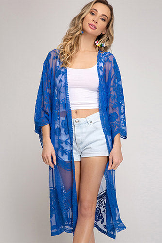 Fortune Teller Kimono in Blue