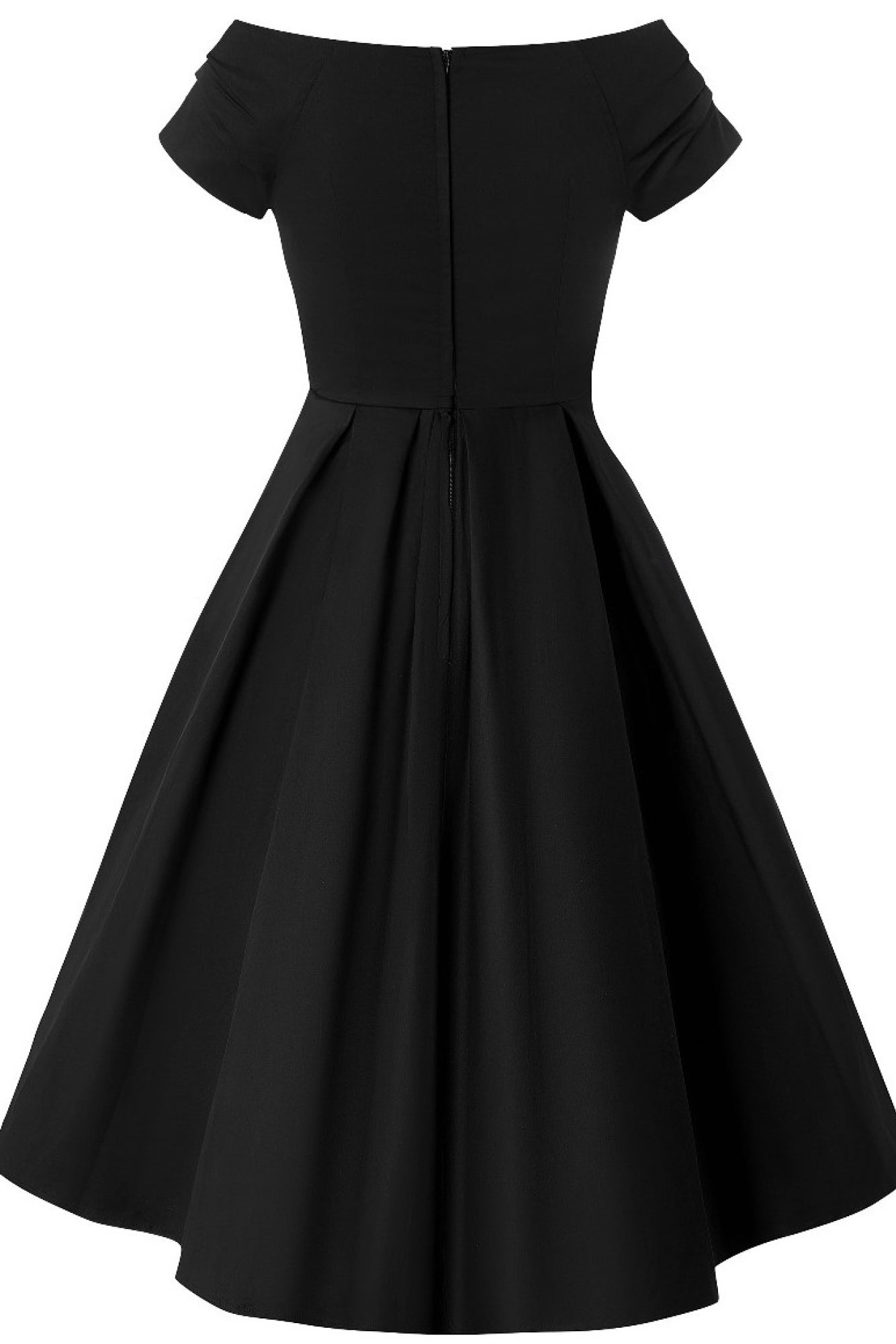 Lily Retro Dress in Black