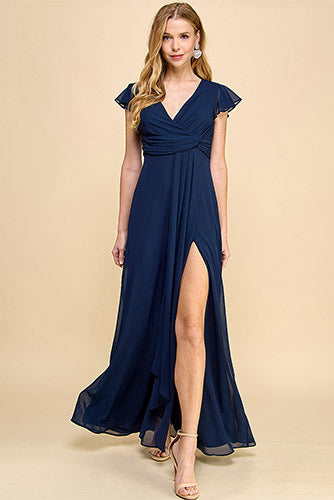 Harper Dress in Navy