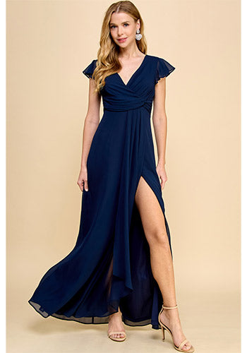 Harper Dress in Navy