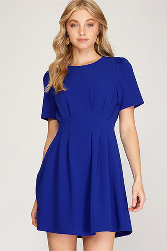 Have We Met Dress in Blue