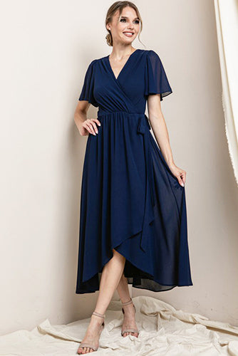 Amanda Dress in Navy