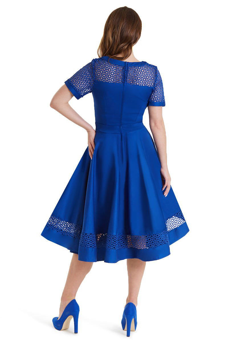 Tessa Dress in Royal Blue