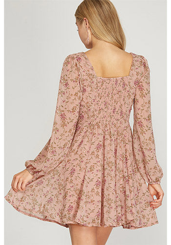 Sweet Enough Dress in Antique Rose