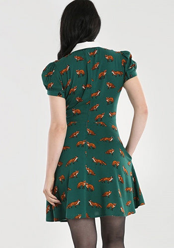 Vixey Foxy Dress in Green