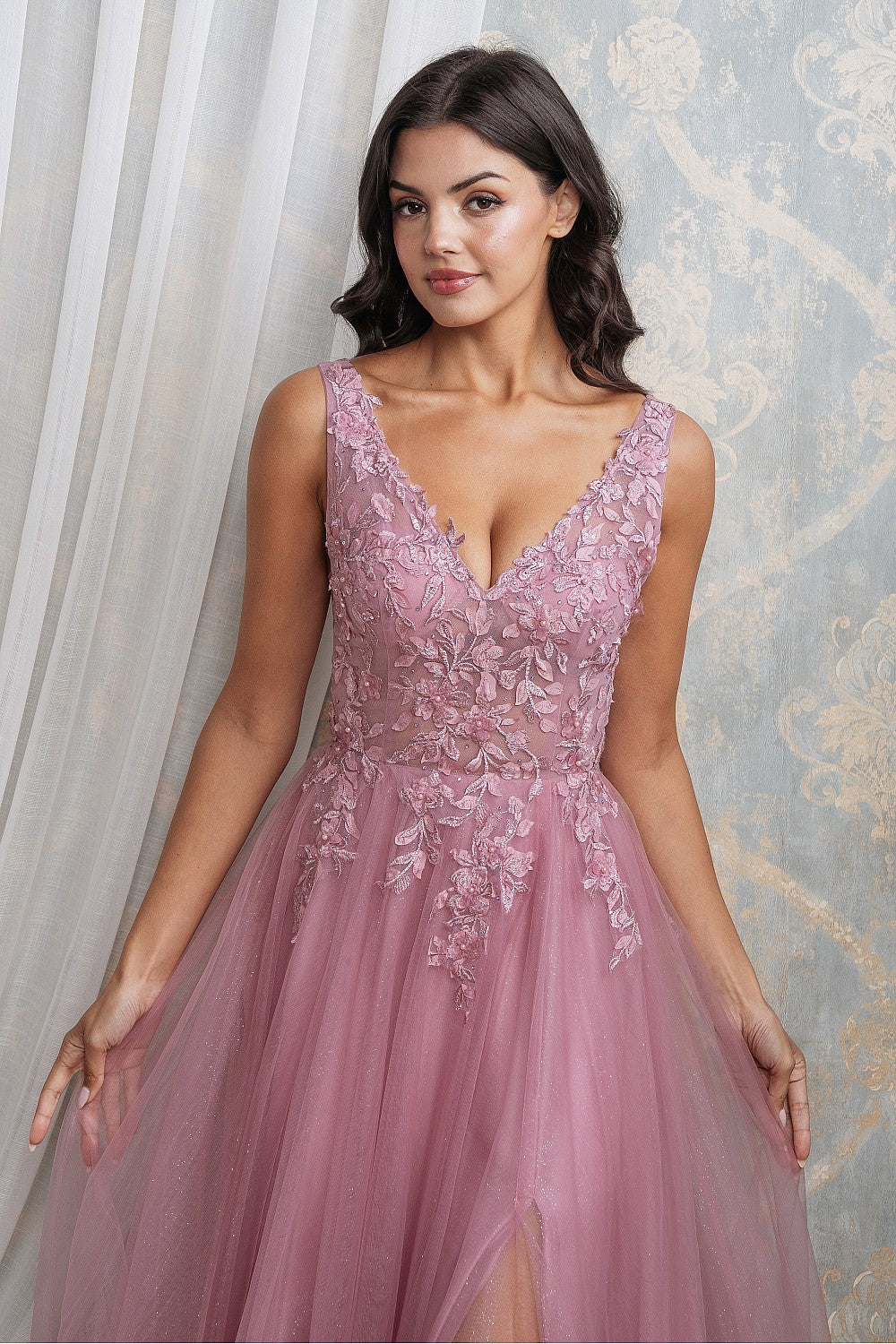 Donatella Dress in Rose