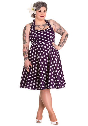 Ice Cream Parlour Dress in Grapes - $89.95 : Women's Vintage-Style ...