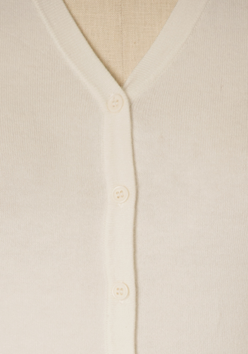 Macaron Craze Cardi in White - Click Image to Close