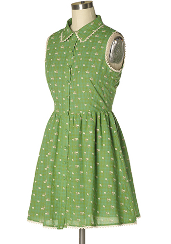 Green Meadow Dress - $79.95 : Women's Vintage-Style Dresses ...