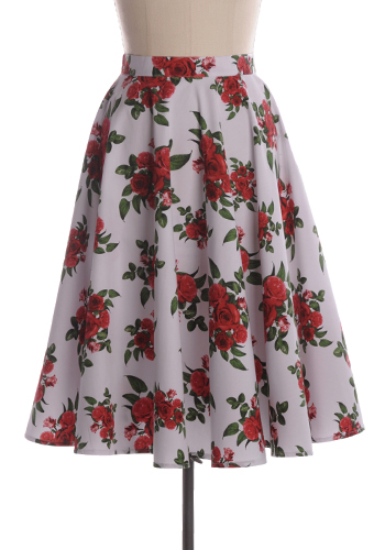 Swing into Spring Skirt - White - $17.99 : Women's Vintage-Style ...