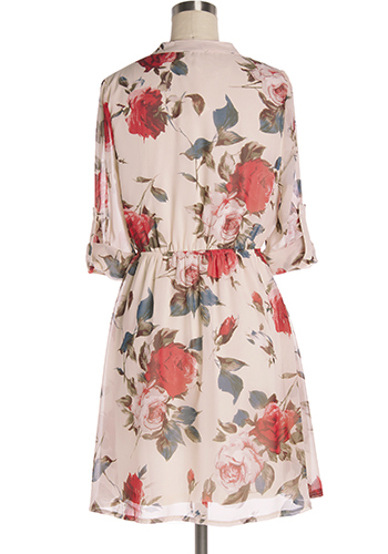 Daily Picked Bouquet Dress in Blush - $49.95 : Women's Vintage-Style ...