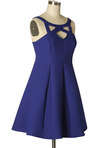 Exclusive Interview Dress in Royal Blue - $54.95 : Women's Vintage ...