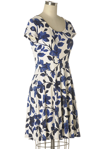 Summer Seeds Dress in Blue Floral - 54.95 : Women's Vintage-Style ...